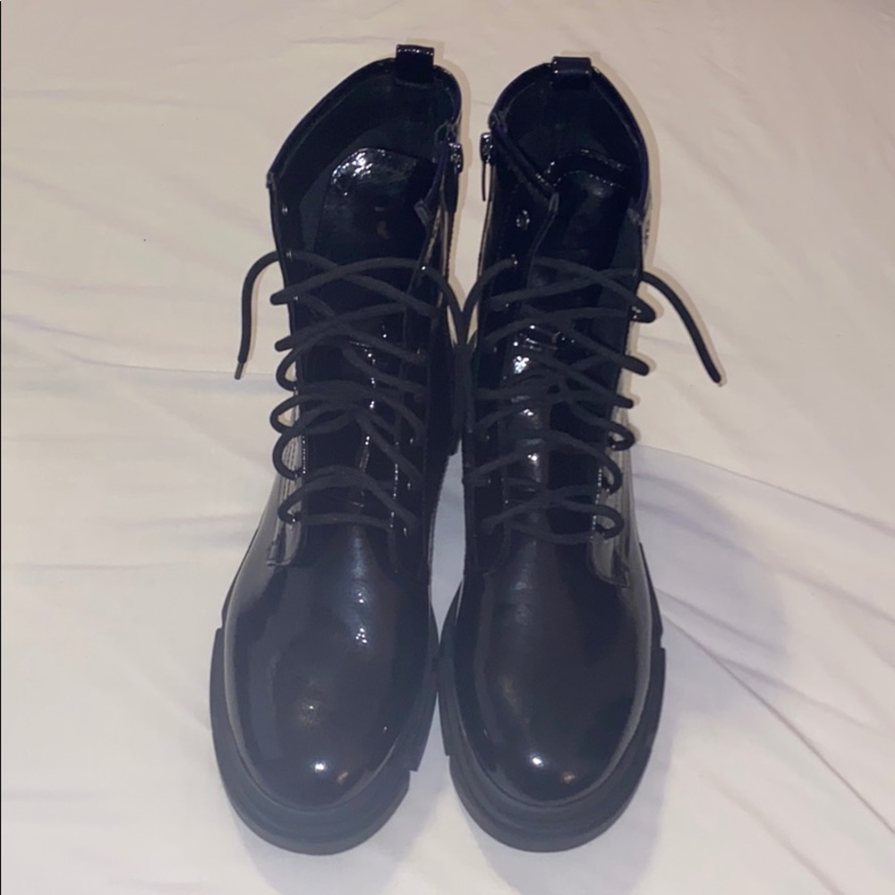 Nine West Combat Boots - Picture 5 of 6